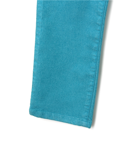 CHUBBYGANG（チャビーギャング）の「ロゴ刺繍　ストレッチツイルカラーパンツ（その他パンツ・キッズ・イエロー/ピンク/ホワイト/エメラルド・150/160/140）」の10枚目の写真