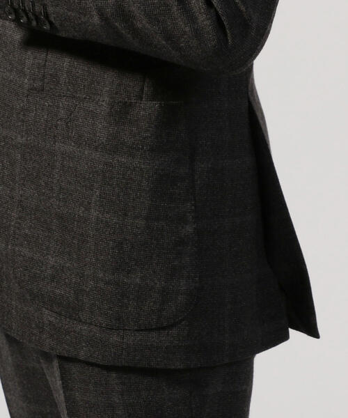 Theory／小さいサイズ00 上質ウールサキソニー テーラードジャケット 黒 セール】 Super100'sウールサキソニー ブラックウォッチ