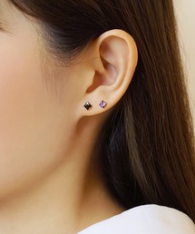 TAKE-UP（テイクアップ）の「K18ブラックキュービック セカンド