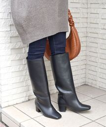 SHIPS | ワイドストレートロングブーツ◆(ブーツ)