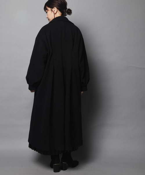 ARCANUM DESIGN（アルカナムデザイン）の「WEB限定 ARL ステンカラーマキシコート（ステンカラーコート・レディース・ブラック/カーキ/アイボリー/モカ・FREE）」の7枚目の写真