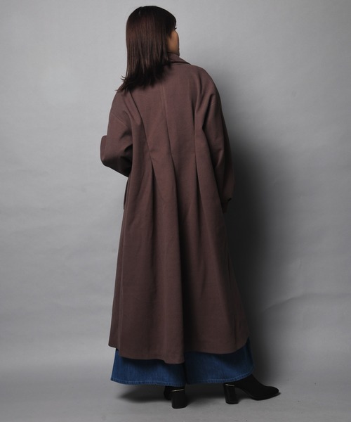 ARCANUM DESIGN（アルカナムデザイン）の「WEB限定 ARL ステンカラーマキシコート（ステンカラーコート・レディース・ブラック/カーキ/アイボリー/モカ・FREE）」の18枚目の写真