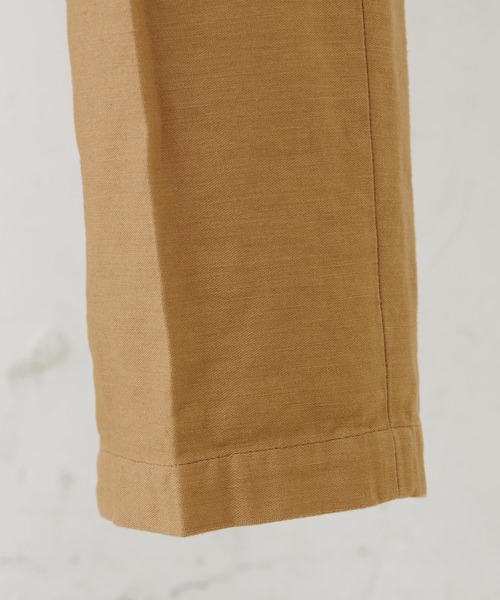 BEARDSLEY（ビアズリー）の「大きめなポケット ヒップラインをカバー 製品染めパンツ（その他パンツ・レディース・オレンジ/カーキ・FREE）」の14枚目の写真