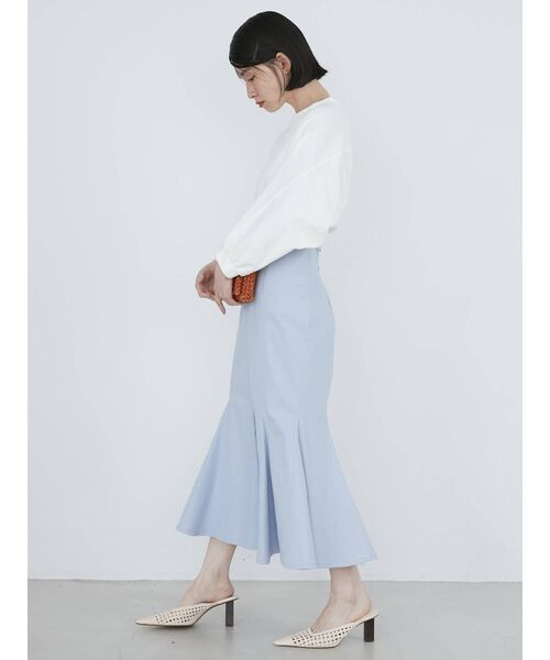 COTORICA（コトリカ）の「ストレッチチノマーメイドスカート（スカート・レディース・ライトブルー/ベージュ/ブラック・MEDIUM/SMALL）」の22枚目の写真