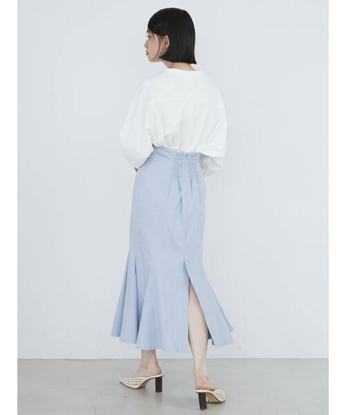 COTORICA（コトリカ）の「ストレッチチノマーメイドスカート（スカート・レディース・ライトブルー/ベージュ/ブラック・MEDIUM/SMALL）」の21枚目の写真