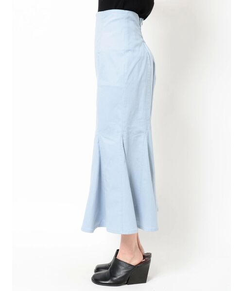 COTORICA（コトリカ）の「ストレッチチノマーメイドスカート（スカート・レディース・ライトブルー/ベージュ/ブラック・MEDIUM/SMALL）」の9枚目の写真
