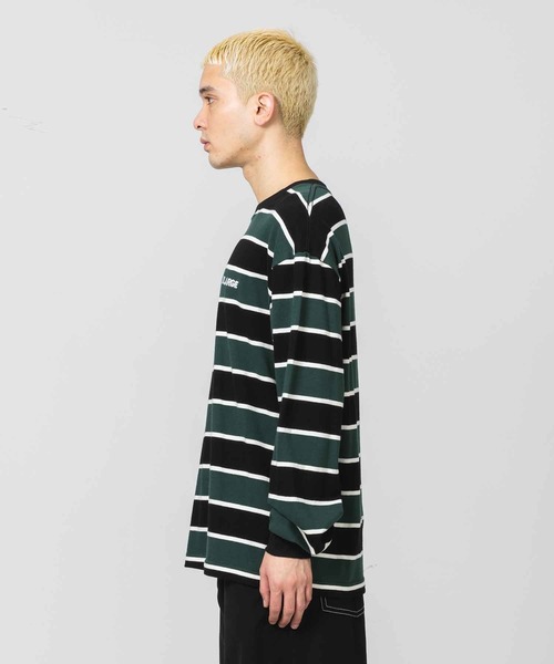 XLARGE（エクストララージ）の「STANDARD LOGO L/S STRIPE TEE