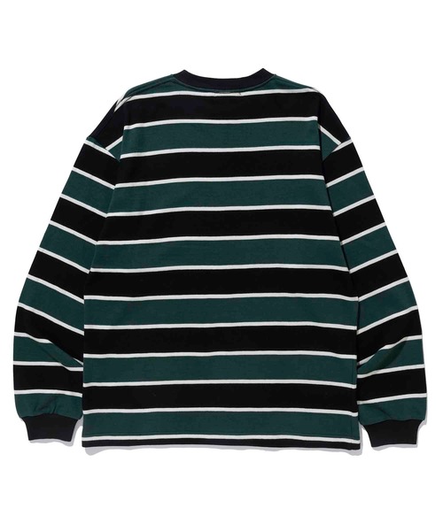 トップス STANDARD LOGO L/S STRIPE TEE XLARGE XLARGE（エクストララージ）の「STANDARD LOGO L/S STRIPE TEE