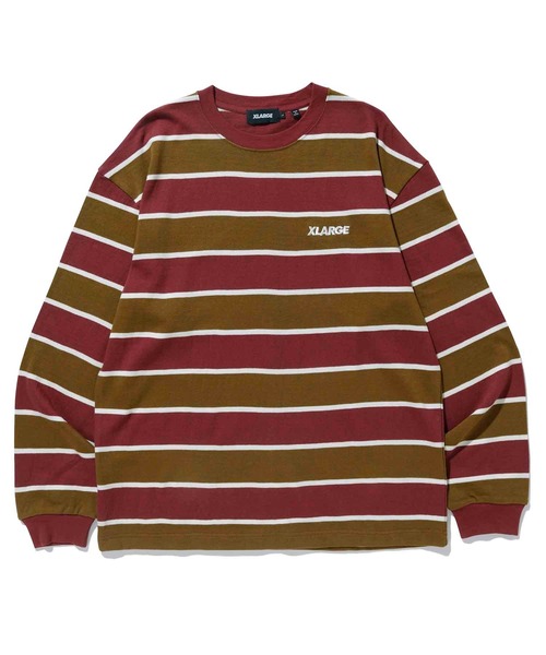 完売確実 XLARGE COLLEGE LOGO STRIPED L/S TEE 売切れ前に 完売確実 XLARGE COLLEGE LOGO STRIPED L/S TEE 売切れ前に