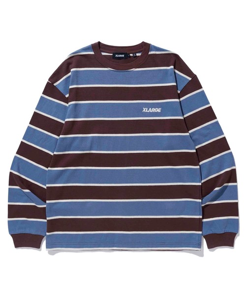 XLARGE（エクストララージ）の「STANDARD LOGO L/S STRIPE TEE