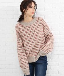 SHOO・LA・RUE | ジャガード柄ニットプルオーバー(ニット/セーター)