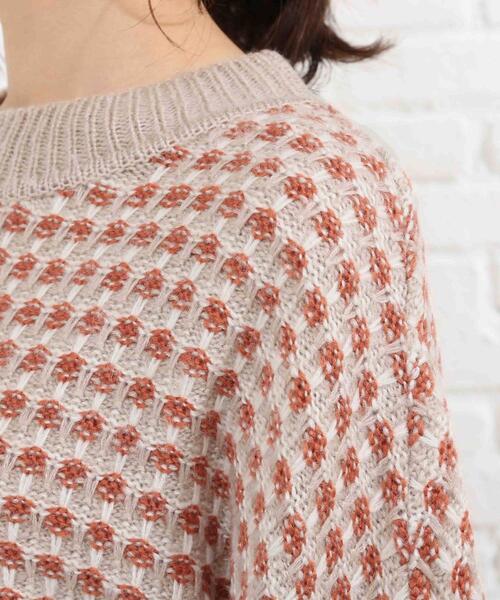 SHOO・LA・RUE（シューラルー）の「◆ジャカード柄ニット（ニット/セーター・レディース・グリーン系その他5/ブラック系3/ベージュ系3・00）」の11枚目の写真