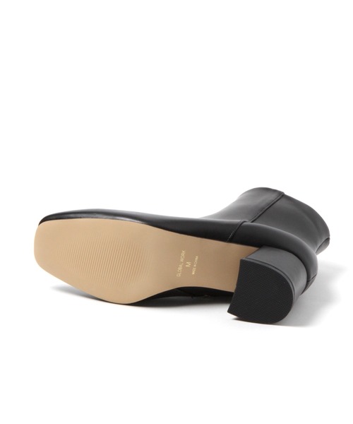 GLOBAL WORK（グローバルワーク）の「ラクッションハッスイスクエアＢＴ/239375（ブーツ・レディース・オフホワイト/ダークブラウン/ブラック・LARGE/MEDIUM）」の7枚目の写真