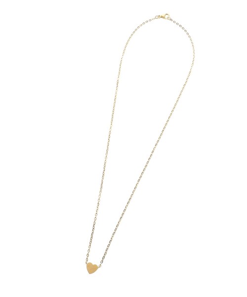 PINK-latte（ピンクラテ）の「【ニコラ掲載商品】プチハートネックレス（ネックレス・キッズ・ピンクゴールド/ゴールド/シルバー・00）」の7枚目の写真