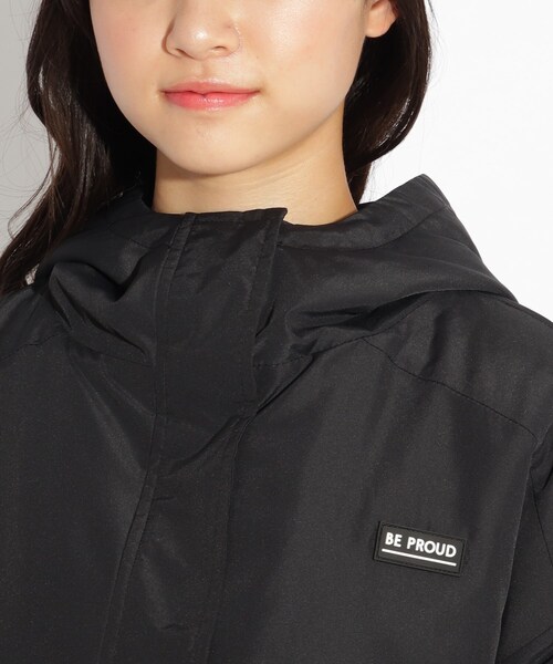 PINK-latte（ピンクラテ）の「◆あったかモンスターパーカーコート（その他アウター・キッズ・ブラック/グレー・02/16/15 ）」の6枚目の写真