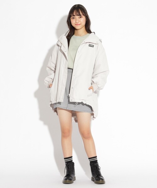 PINK-latte（ピンクラテ）の「◆あったかモンスターパーカーコート（その他アウター・キッズ・ブラック/グレー・02/16/15 ）」の12枚目の写真