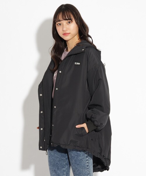 PINK-latte（ピンクラテ）の「◆あったかモンスターパーカーコート（その他アウター・キッズ・ブラック/グレー・02/16/15 ）」の13枚目の写真