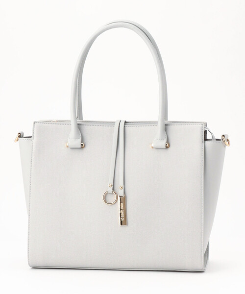 MONO COMME CA(モノコムサ)の「ロゴプレートトートバッグ(トートバッグ・レディース・ライトグレー/ベージュ/ブラック・FREE)」の13枚目の写真