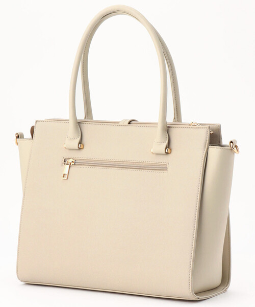 MONO COMME CA(モノコムサ)の「ロゴプレートトートバッグ(トートバッグ・レディース・ライトグレー/ベージュ/ブラック・FREE)」の16枚目の写真