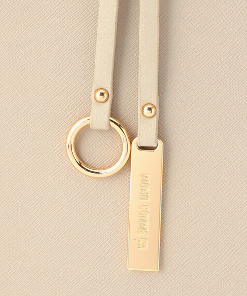 MONO COMME CA(モノコムサ)の「ロゴプレートトートバッグ(トートバッグ・レディース・ライトグレー/ベージュ/ブラック・FREE)」の19枚目の写真