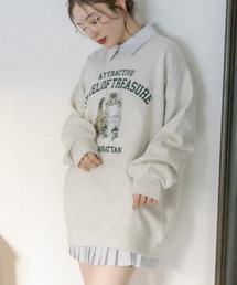 OLIVE des OLIVE | ルーズなCatスウェット(スウェット)