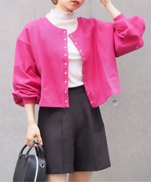 tiptop | テレコ2wayスナップショートカーディガン(カーディガン/ボレロ)