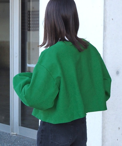 テレコ2wayスナップショートカーディガン