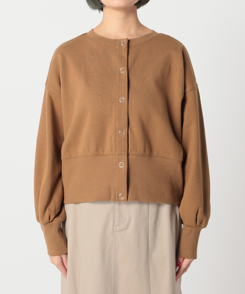 Simplicite（サンプリシテ）の「2way リングドット2◆（Tシャツ/カットソー・レディース・ブラック/ブラウン/アイボリー・FREE）」の4枚目の写真