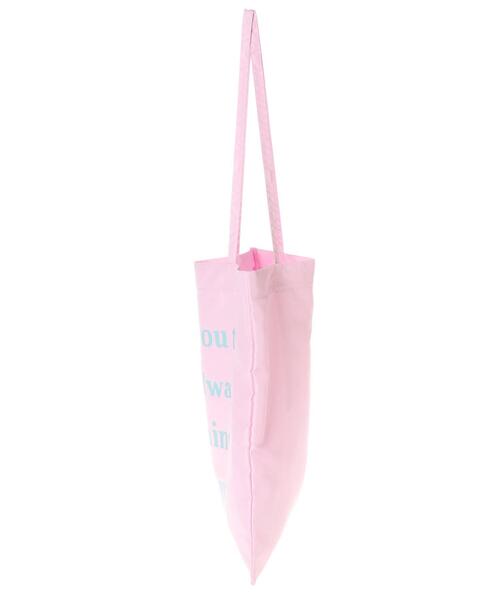 INGNI(イング)の「ロゴトートBAG(トートバッグ・レディース・ブラック/ピンク・ONE SIZE)」の4枚目の写真