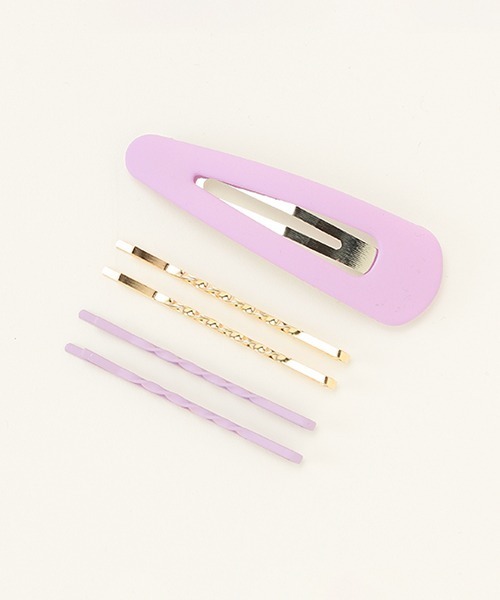 LOVETOXIC(ラブトキシック)の「パッチンピンネジリピンSET(その他ヘアアクセサリー・キッズ・ベージュ/ピンク/ライトグリーン/ラベンダー/ブラック/グリーン・FREE)」の5枚目の写真