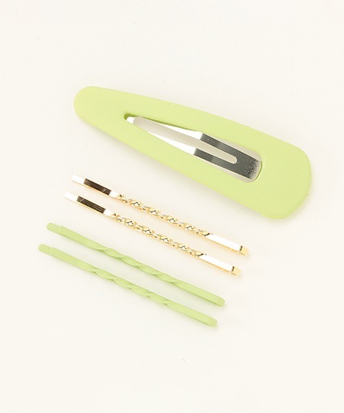 LOVETOXIC(ラブトキシック)の「パッチンピンネジリピンSET(その他ヘアアクセサリー・キッズ・ベージュ/ピンク/ライトグリーン/ラベンダー/ブラック/グリーン・FREE)」の4枚目の写真