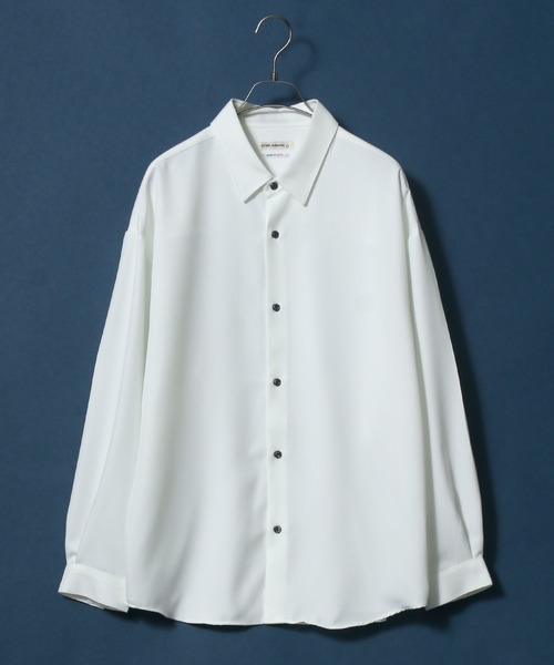 フレームワーク　日本製　バンドカラー　バルーンスリーブシャツ　フリー　美品 セール】MADE IN JAPAN Reflax(R) Oversize Balloon Sleeve