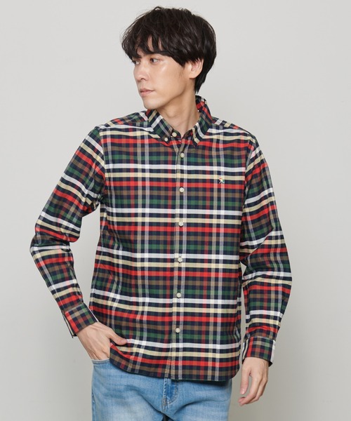 Arnold Palmer（アーノルドパーマー）の「APクラシック ハウスチェック オックス 長袖 シェア シャツ（シャツ/ブラウス・レディース・ブルー系その他/ベージュ系その他・S/LL/M/XS/L）」の20枚目の写真