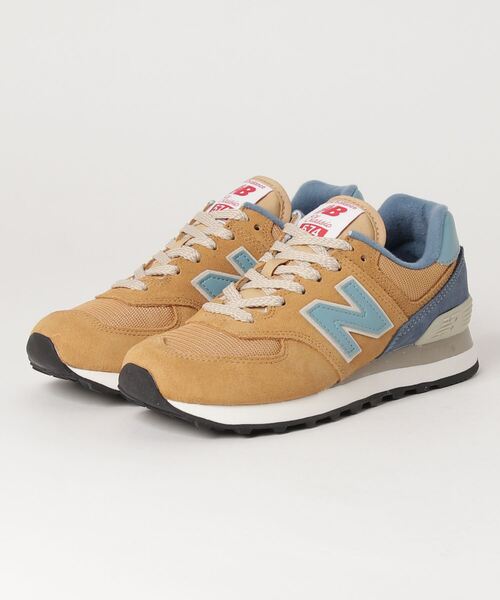 NEW BALANCE（ニューバランス）の「ML574（スニーカー・メンズ・グレー/ネイビー/ブルー/ライトグレー/ブラウン・24.0cm/23.5cm/24.5cm/22.5cm/28.5cm/23.0cm/26.0cm/26.5cm/28.0cm/25.5cm/27.0cm/29.0cm/25.0cm/27.5cm）」の3枚目の写真