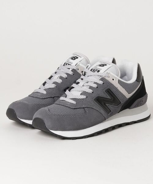 NEW BALANCE（ニューバランス）の「ML574（スニーカー・メンズ・グレー/ネイビー/ブルー/ライトグレー/ブラウン・24.0cm/23.5cm/24.5cm/22.5cm/28.5cm/23.0cm/26.0cm/26.5cm/28.0cm/25.5cm/27.0cm/29.0cm/25.0cm/27.5cm）」の2枚目の写真