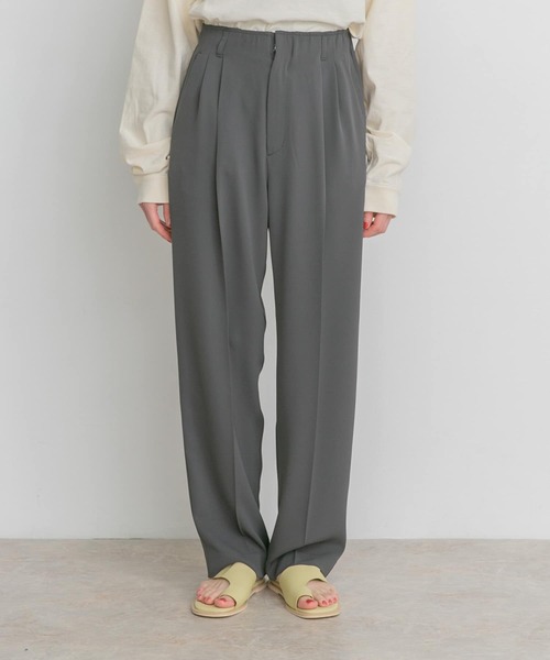 KBF（ケイビーエフ）の「イージースラックス（その他パンツ・レディース・チャコールグレー/オフホワイト・ONE）」の15枚目の写真