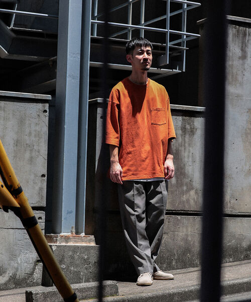 BEAMS(ビームス)の「BEAMS / ステッチ ルーズフィット Tシャツ(Tシャツ/カットソー・メンズ・グリーン系その他4/レッド系その他6・SMALL/MEDIUM/LARGE/X-LARGE)」の3枚目の写真