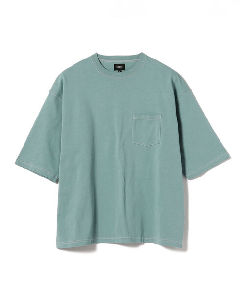 BEAMS(ビームス)の「BEAMS / ステッチ ルーズフィット Tシャツ(Tシャツ/カットソー・メンズ・グリーン系その他4/レッド系その他6・SMALL/MEDIUM/LARGE/X-LARGE)」の15枚目の写真