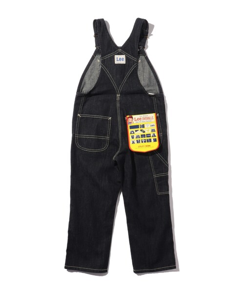 Lee(リー)の「◆【110】LEE OVERALLS(つなぎ/オールインワン・キッズ・ネイビー/オフホワイト・11)」の7枚目の写真