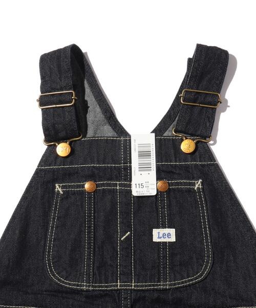 Lee(リー)の「◆【110】LEE OVERALLS(つなぎ/オールインワン・キッズ・ネイビー/オフホワイト・11)」の8枚目の写真