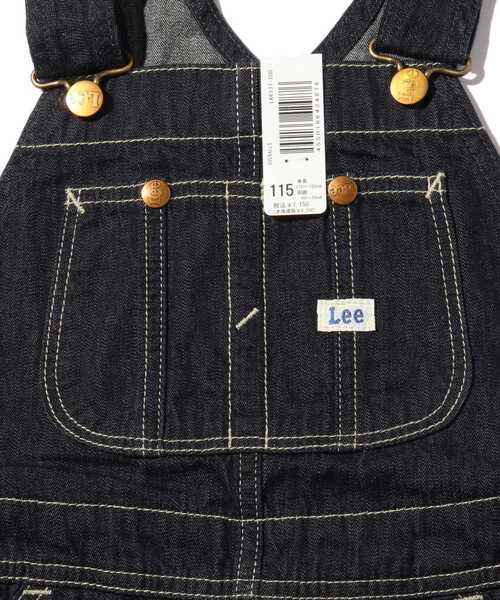 Lee(リー)の「◆【110】LEE OVERALLS(つなぎ/オールインワン・キッズ・ネイビー/オフホワイト・11)」の10枚目の写真