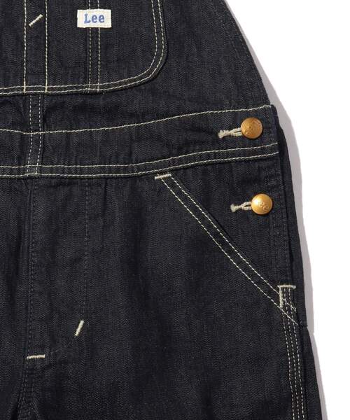 Lee(リー)の「◆【110】LEE OVERALLS(つなぎ/オールインワン・キッズ・ネイビー/オフホワイト・11)」の11枚目の写真