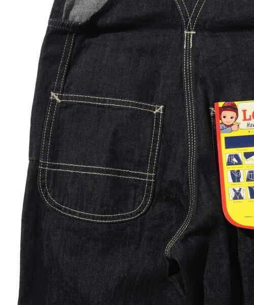 Lee(リー)の「◆【110】LEE OVERALLS(つなぎ/オールインワン・キッズ・ネイビー/オフホワイト・11)」の12枚目の写真