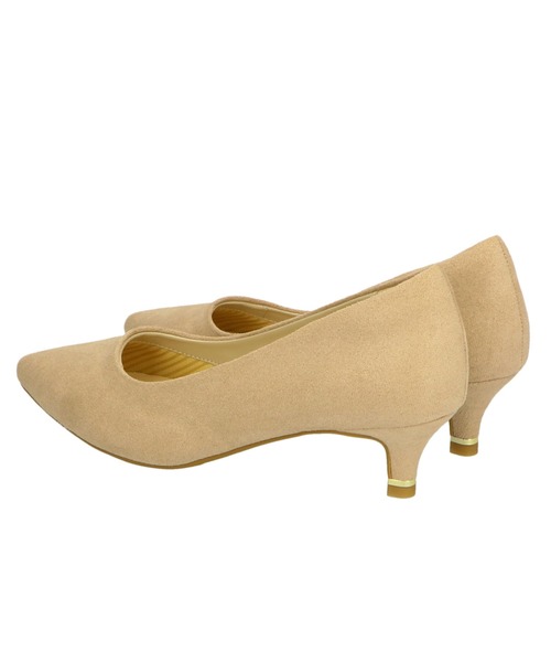 ORiental TRaffic（オリエンタルトラフィック）の「跳べるパンプス メタリックラインヒール R-3206（パンプス・レディース・ブラック/ネイビー/レッド/ベージュ/ピンク/ブラック×ブラック・33/34/35/37/38/40/42/43/36/39/41）」の8枚目の写真