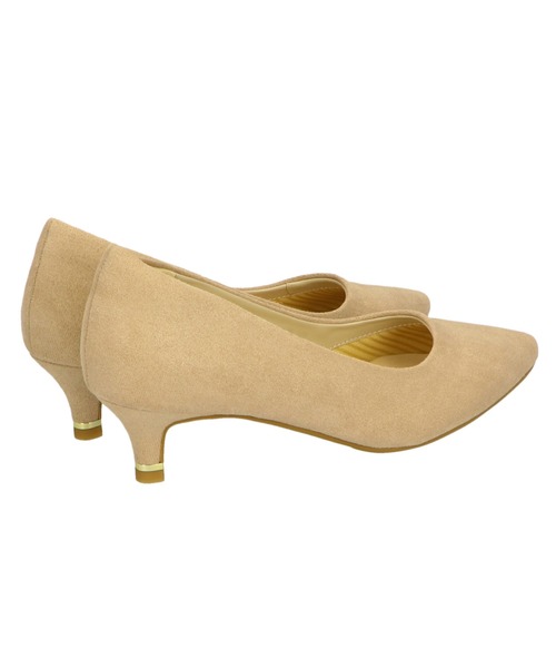 ORiental TRaffic（オリエンタルトラフィック）の「跳べるパンプス メタリックラインヒール R-3206（パンプス・レディース・ブラック/ネイビー/レッド/ベージュ/ピンク/ブラック×ブラック・33/34/35/37/38/40/42/43/36/39/41）」の9枚目の写真