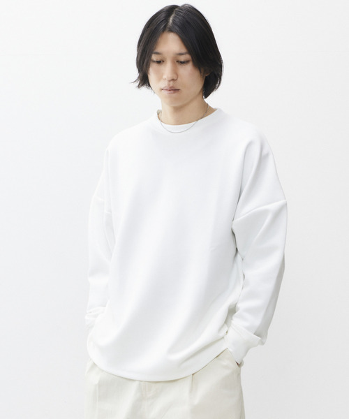 MASTER FRAME（マスターフレーム ）の「MASTER FRAME ライトダンボールクルーネックプルオーバー（Tシャツ/カットソー・メンズ・ミント/ホワイト/グレイッシュベージュ/ブルー・M/L）」の2枚目の写真