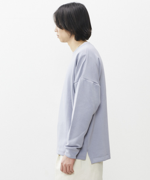 MASTER FRAME（マスターフレーム ）の「MASTER FRAME ライトダンボールクルーネックプルオーバー（Tシャツ/カットソー・メンズ・ミント/ホワイト/グレイッシュベージュ/ブルー・M/L）」の6枚目の写真