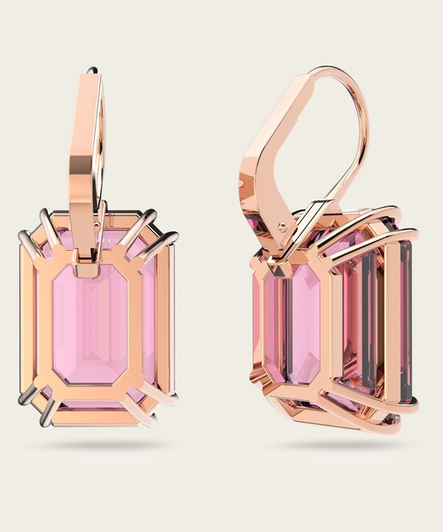 公式】【スワロフスキー】Millenia ドロップピアス, オクタゴン
