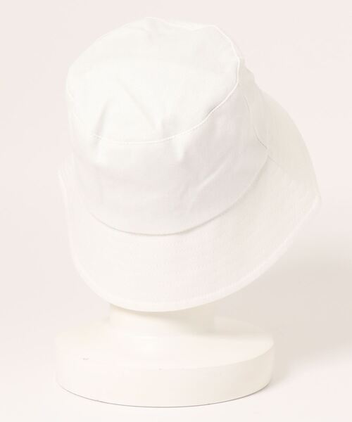 ANAP(アナップ)の「シンプルバケットハット(ハット・レディース・ホワイト/ブラック・FREE)」の3枚目の写真