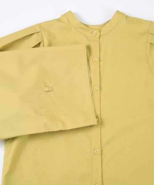 titivate（ティティベイト）の「前後2way袖ﾘﾎﾞﾝﾌﾞﾗｳｽ（シャツ/ブラウス・レディース・イエロー/ブラック/オフホワイト・M）」の20枚目の写真